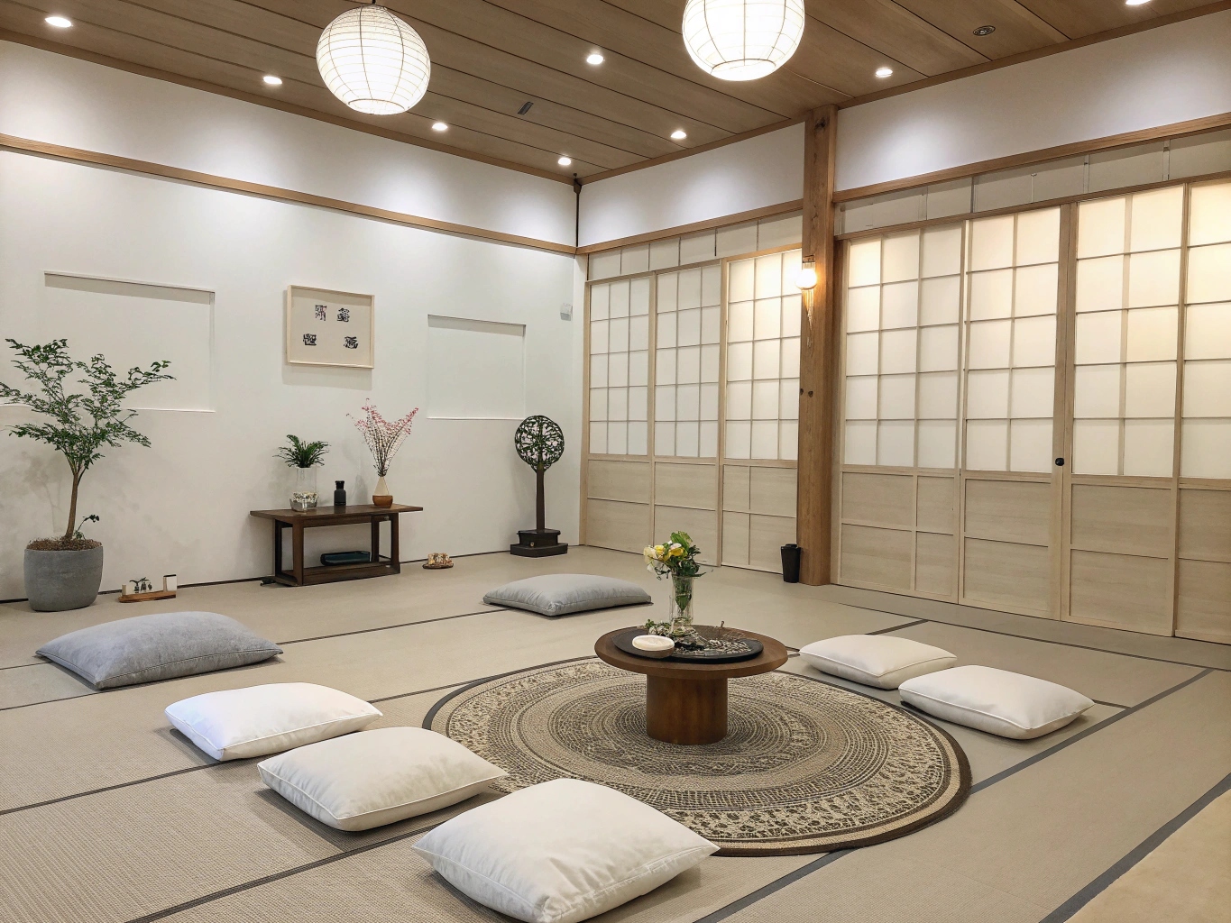 Peaceful meditation space